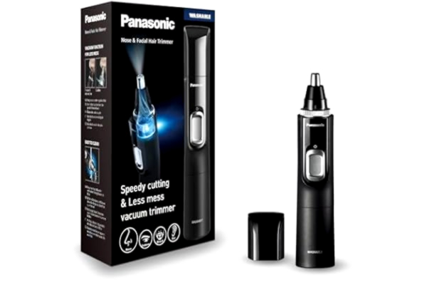 Panasonic  Flexibel Näshårtrimmer, Svart