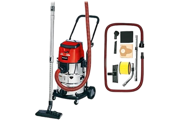 Einhell  Cordless Wet & dry vac TE-VC 36/30 Li S-Solo Power X-Change (ECO/BOOST, 30 l stainless steel tank, Blow Connector, incl. 2.5 m heavy-duty hose, Supplied without a Battery or Charger)