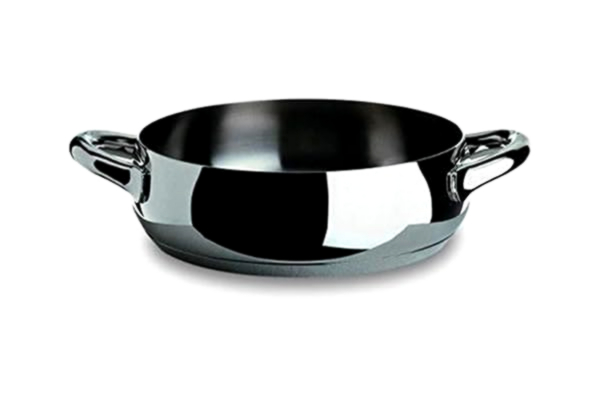 Alessi  Mami Low Casserole, Stainless Steel, 28 cm (SG102/28)
