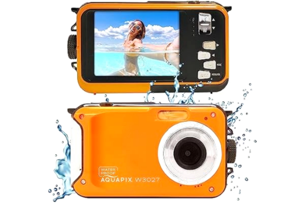 Easypix  Aquapix W3027-O Wave Gold digitalkamera 5 Mill. Pixel Orange vattentät
