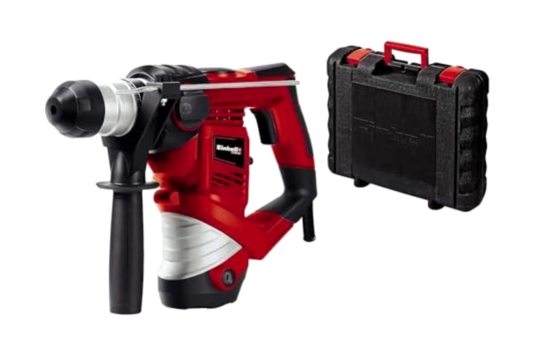 Einhell  Roterande borrhammare TC-RH 900 (900 W, 3 J, SDS-plus verktygschuck, trycklufts-slagborrmekanism, oändligt justerbart borrdjupsstopp av massiv metall, transport- och förvaringscase)