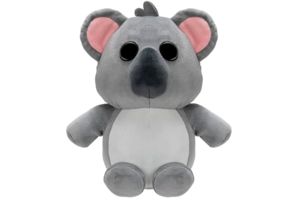 Adopt Me ! AME0054-20 cm plysch – koala, officiell plysch med spelkod