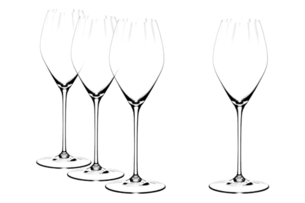 Riedel  Performance Champagne Calice Flute 37,5 Cl Set 4 Pz In Vetro Cristallino