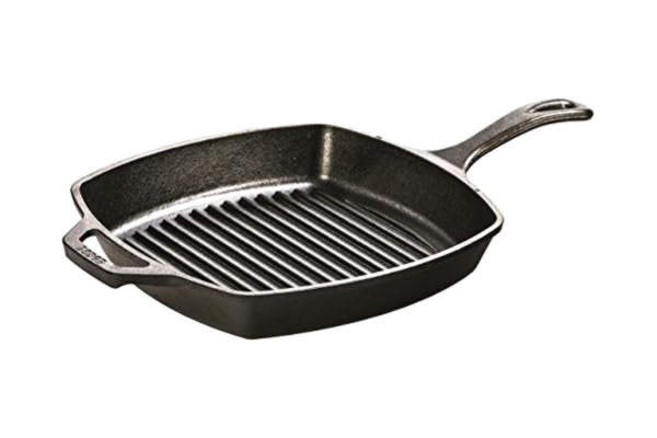 Lodge LODGE Baby Boys Grill Pan Square Cast Iron 10.5 in, 1 EA, Black, 2.3