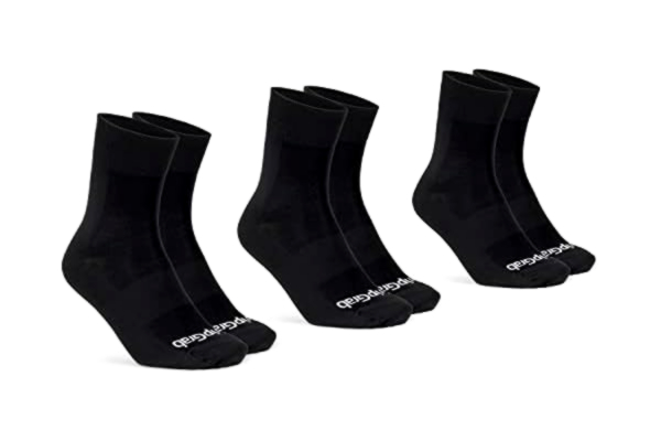 GripGrab  Lightweight SL Performance cykelstrumpor sommar 1 och 3-pack Eyecatching 2 längder cykelstrumpor korta långa