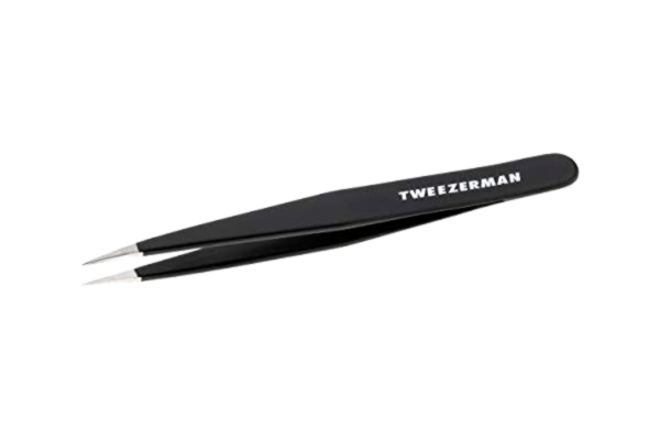 Tweezerman TWEEZERMAN pincett med precisionsspets av rostfritt stål, svart