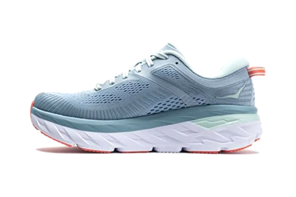 Hoka One One HOKA one one Femme Bondi 7 Textile Synthetic Blue Fog Blue Glass Formateurs 39 1/3 EU