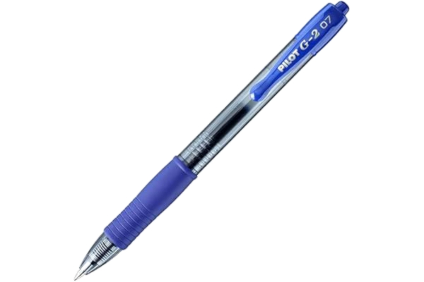 Pilot PILOT G-2 07 Gelbläckpenna, Blå, 1 styck