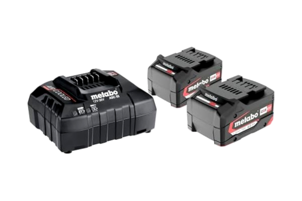 Metabo  baspaket 2 x 4,0 Ah (685050000) – Batterityp: Li-Ion, Batterispänning: 18 V, Batterikapacitet: 2 x 4 Ah