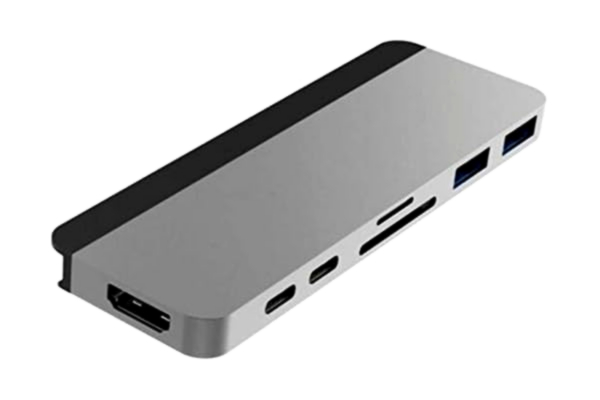 Hyper Sanho - HyperDrive Duo 7-i-2 docka för MacBook Pro/Air - Silver