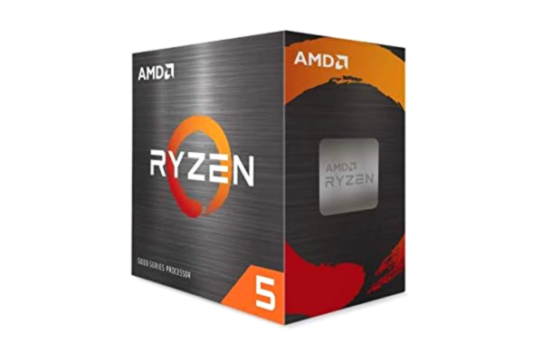 AMD  Ryzen 5 5600X Processor (6C/12T, 35MB Cache, up to 4.6 GHz Max Boost)