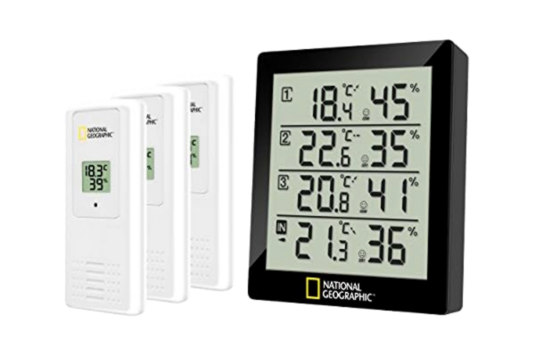 National Geographic  Stacja pogodowa z 4 punktami pomiarowymi