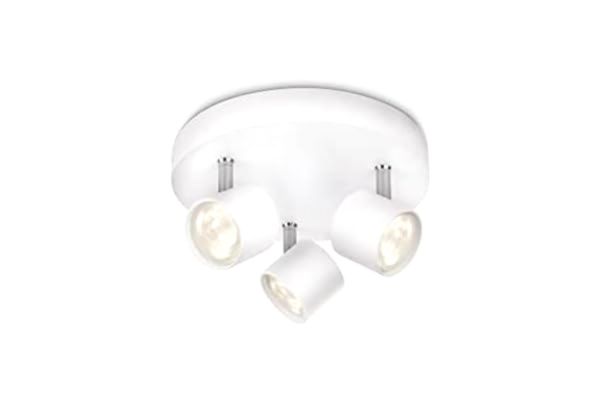 Philips  Star Spotlight - 3 huvuden, Vit, 3x4W, 2700 Kelvin, 30 000 timmar, Dimbar, ljuskälla ingår