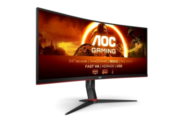 AOC  G2 CU34G2XP/BK écran plat de PC 86,4 cm (34") 3440 x 1440 pixels