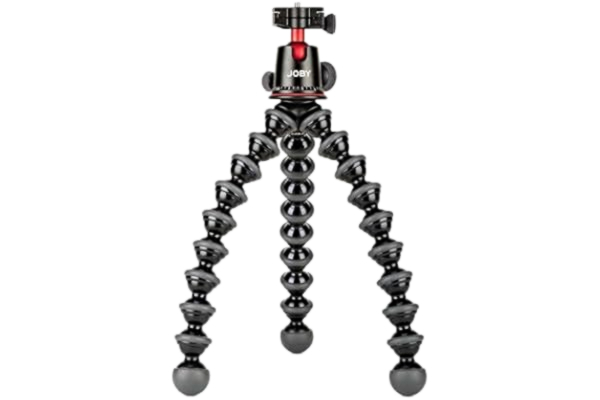 Joby JOBY GorillaPod 5K-kit, flexibelt professionellt stativ med kulhuvud, för DSLR-kamera och CSC/spegelfri kamera med objektiv, upp till 5 kg nyttolast, svart