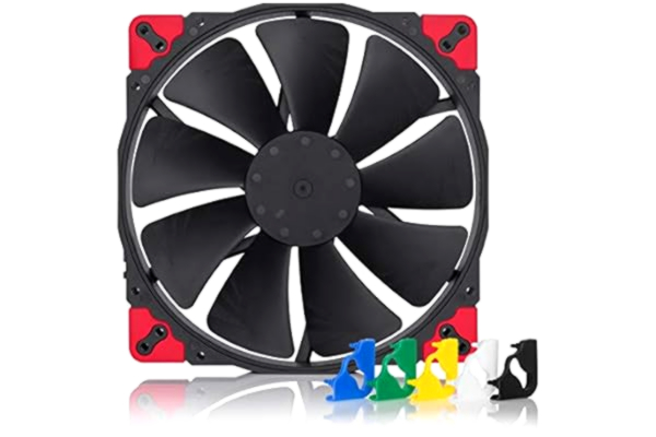 Noctua  NF-A20 PWM chromax.black.swap, Tyst Premiumfläkt, 4-pin (200x30 mm, Svart)