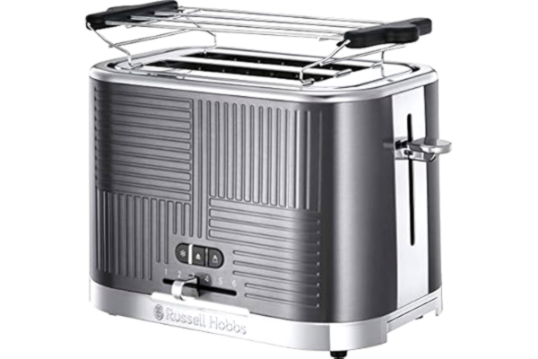 Russell Hobbs  25250-56 Toaster stainless steel Geo grey