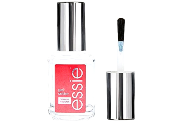 Essie  Top Coat gelset, skydd och gelfinish, transparent, 13,5 ml