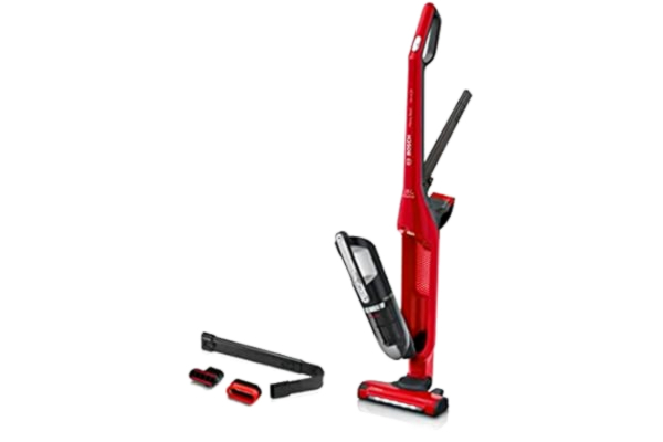Bosch  Flexxo Gen2 Series 4 | ProAnimal, sladdlös stickdammsugare, BBH3ZOO28, bekväm 2-i-1-funktion, specialtillbehör för husdjur, 28 Vmax batteri, röd
