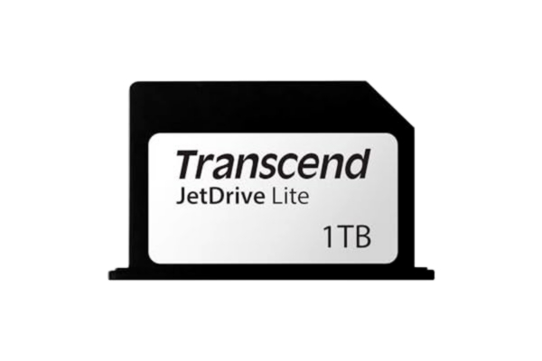 Transcend  1 TB JDL330 JetDrive Lite 330 expansionskort för MacBook Pro 2021 upp till 95/75 MB/s TS1TJDL330, Grå