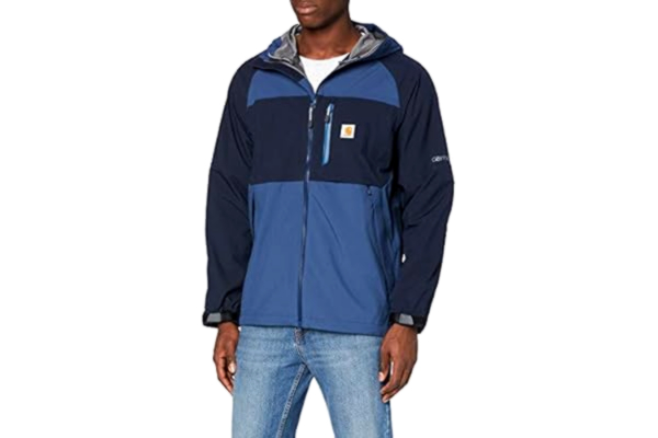 Carhartt  Heren Force Hooded Jacket, donkerblauw/navy, M