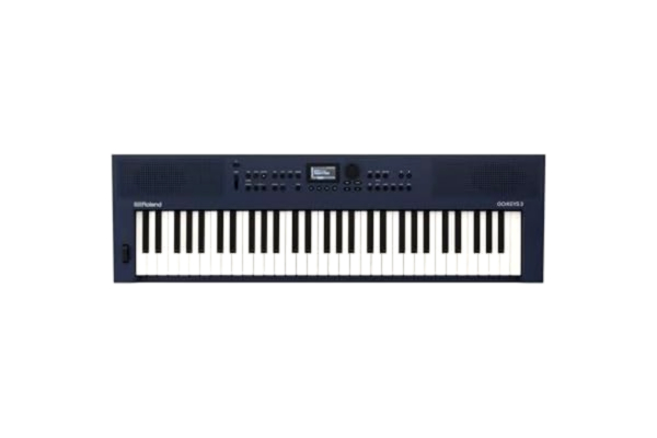 Roland  GO:KEYS 3 Music Creation Keyboard | 61-tangenters klaviatur | ZEN-Core-motor med över 1 000 inbyggda ljud | Inbyggda stereohögtalare | Bluetooth-ljud/MIDI-stöd för musikstreaming - Midnattsblå