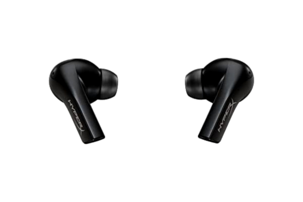 HyperX Cloud MIXBuds äkta trådlösaHörlurar, Bluetooth-kompatibla, låglatency spelläge, USB-Ctrådlös adapter, mer hållbar batteri, 12 mm drivrutin, silikonöronkudde 3 storlekar, DTSHeadphone: X