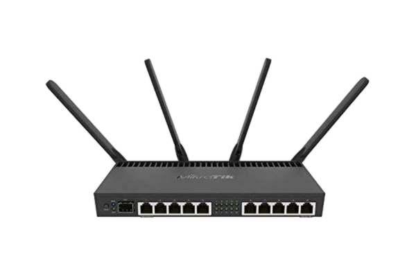 MikroTik  RB4011iGS+5HacQ2HnD-IN - Trådløs router 10GbE - Wi-Fi 5 - Dual Band