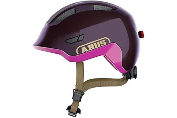 Abus  - Smiley 3.0 ACE LED royal purple børnehjelm