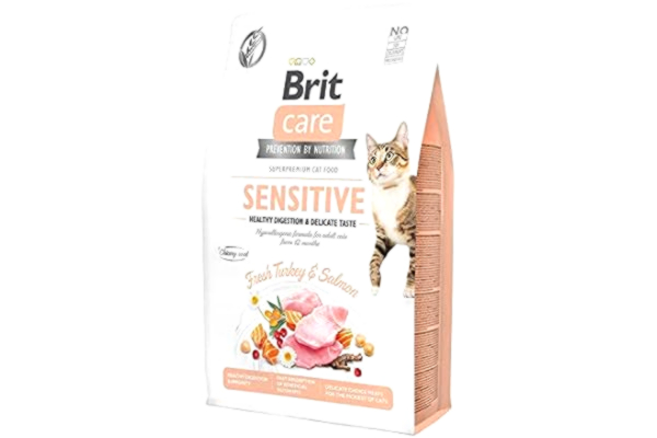 Brit BRIT Care Grain Free Sensitive Healthy Digestion & Delikat smak med kalkon och lax 2 kg