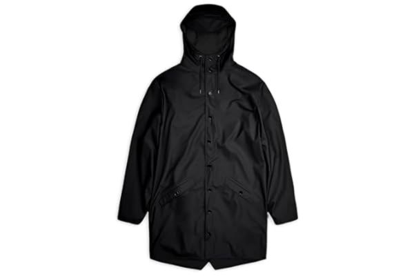 Rains RAINS Lång vattentät jacka, 01 svart, M
