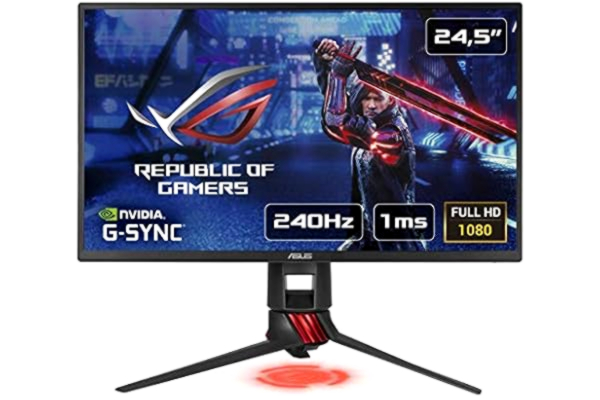 Asus ASUS ROG STRIX XG258Q, 25 Inch (24.5 Inch) FHD (1920 x 1080) eSport Gaming monitor, 1 ms, Up to 240Hz, DP, HDMI, USB3.0 , FreeSync, Black