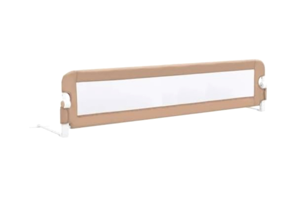 vidaXL  Sängskena för barn taupe 180x42 cm polyester