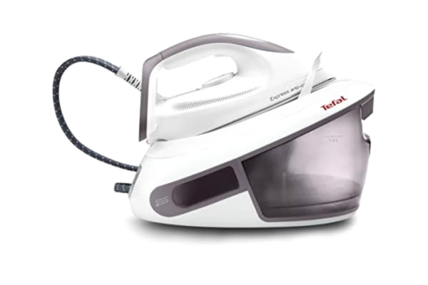 Tefal TEFAL SV8011 EXPRESS ANTI-CALC Generator Pary, Mocny Wyrzut Pary, Łatwe Usuwanie Najdrobniejszego Kamienia, Technologia Durilium Airglide, Prasowanie w Pionie, Biało-Fioletowy
