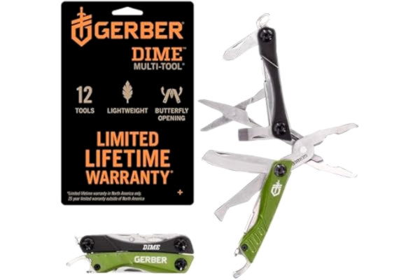 Gerber 31-003621 Dime Multi-Tool, GREEN
