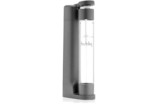 Bubliq  Matte grey bubliq drink carbonator incl. gas cylin