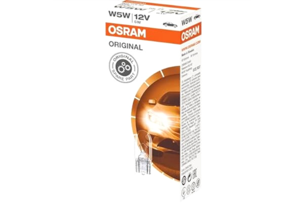 Osram OSRAM ORIGINAL - WEDGE BASE, W5W Extraljuslampa, 2825, 12V, Kapsel (10 Pieces)