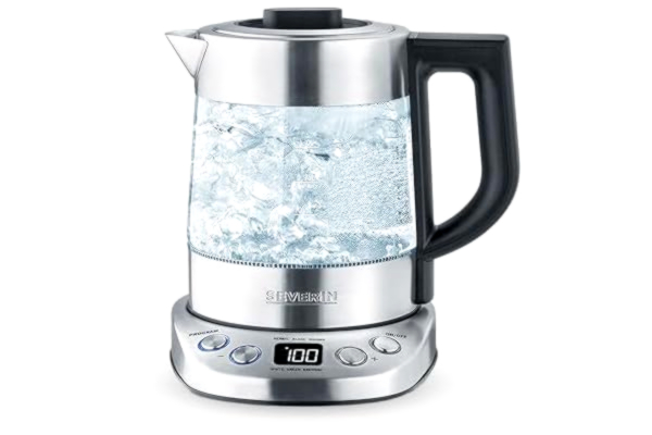 Severin  WK 3473 electric kettle 1 L Stainless steel,Transparent 2200 W