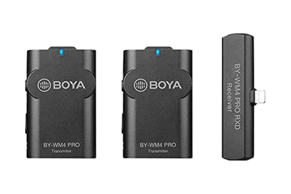 Boya BOYA Mikrofon Lavalier x2 Trådlös BY-WM4 Pro K4 Lightning
