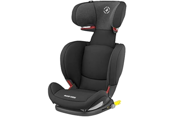 Maxi-Cosi  RodiFix AirProtect Child Car Seat, ISOFIX Booster Seat, Extra Protection, 3.5 - 12 Years, 15-36 kg, Authentic Black
