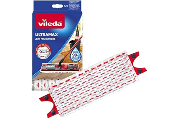 Vileda vileda Ultramax 102898341 Golvtorkare, Vit, Röd, 46 x 14.1 x 1.5 cm