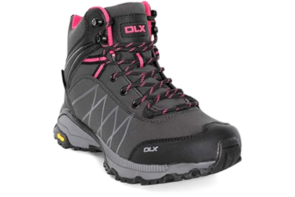 Trespass  Damskie buty trekkingowe Arlingtonii High Rise, Szary - Cha szary węgiel drzewny - 19 EU