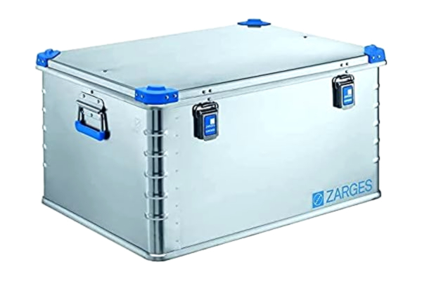 Zarges reläer delikat eurobox – 73 L låda, silver, 70 liter