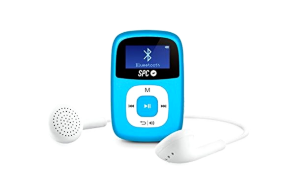 SPC  Firefly 8 GB MP3-speler met Bluetooth, blauw, 54 x 35 x 16 mm
