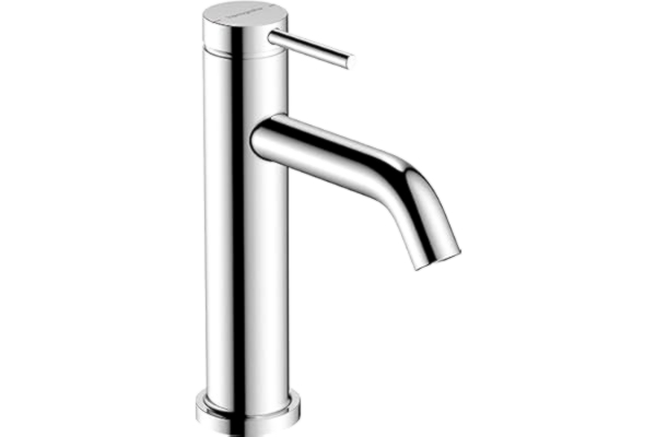 Hansgrohe hansgrohe Tecturis S - Tvättställsblandare utan bottenventil, Vattenkran badrum med utloppshöjd 105 mm, Badrumskran vattenbesparande (EcoSmart+), krom, 73311000