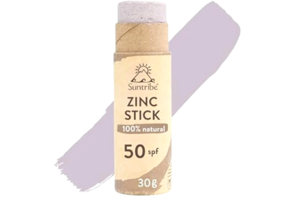 Suntribe  Natural Mineral Zinc Sun Stick SPF 30/30 g, Reef Safe, Mineralisk, Ekologisk Zinksolkräm/Sunstick för Sport & Surf - Mycket Vattenresistent - Zero Waste - Mud Tint