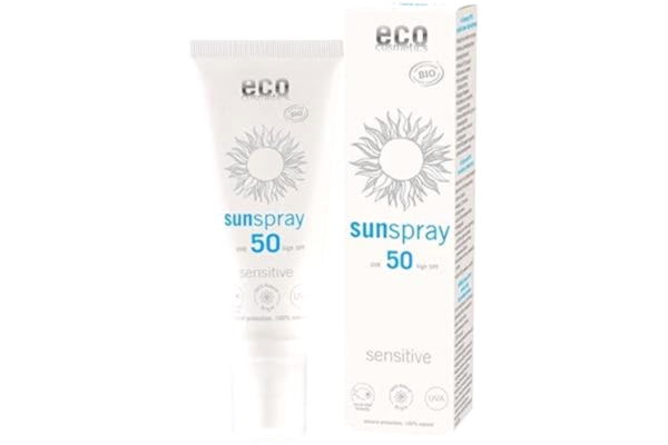 Eco Cosmetics Solspray SPF 50 känslig (100 ml)