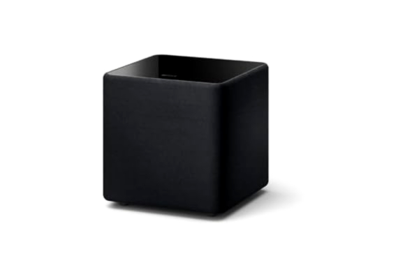 KEF  Kube 8 MIE Subwoofer Black | 300 W D-klass RMS-förstärkare | 20 cm basdrivrutin | iBX Intelligent Bass Extension | Musik | Hemmabio | Gaming