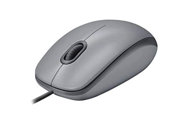 Logitech  M110 Silent - mouse - USB-A - mid grey - Mus - Optisk - 3 knapper - Grå