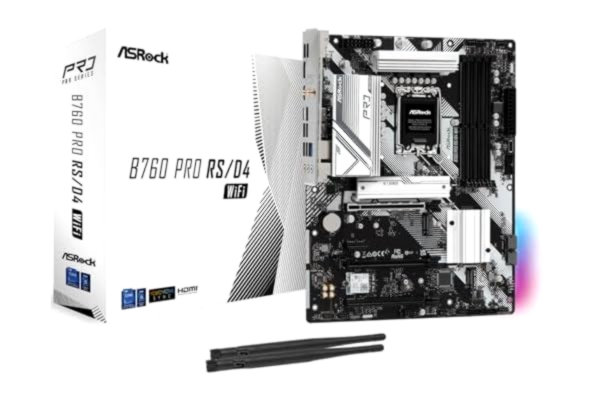 ASRock  B760 PRO RS/D4 WIFI Emolevy - Intel B760 - Intel LGA1700 socket - DDR4 RAM - ATX